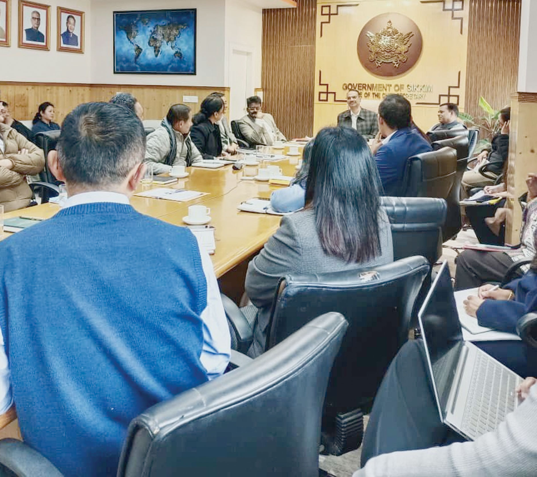 ‘बौद्ध सर्किट विकास’ को लेकर मुख्य सचिव तेलंग ने की बैठक