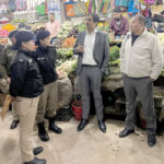 लाल बाजार में साप्ताहिक निरीक्षण, स्वच्छता और सुरक्षा पर जोर