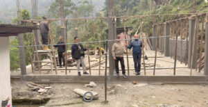 मुख्यमंत्री के अतिरिक्त राजनीतिक सचिव निर्माणाधीन एसजीएवाई आवासों का किया निरीक्षण