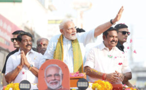 तमिलनाडु चुनाव में गरजी भाजपा, कन्याकुमारी में पीएम मोदी का मेगा रोड शो
