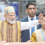 सिक्किम पहुंचे प्रधानमंत्री, किया मेगा रोड शो