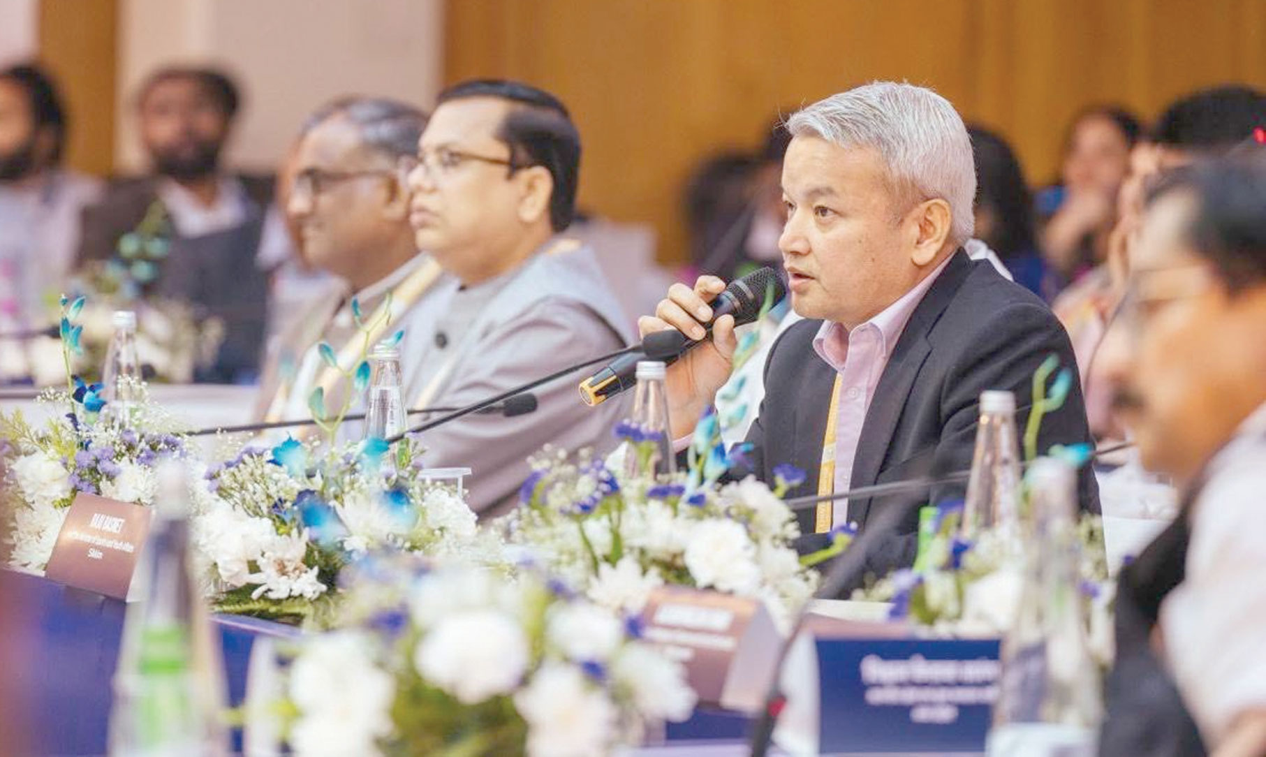 खेल मंत्रियों के चिंतन शिविर में शामिल हुए मंत्री राजू बस्नेत