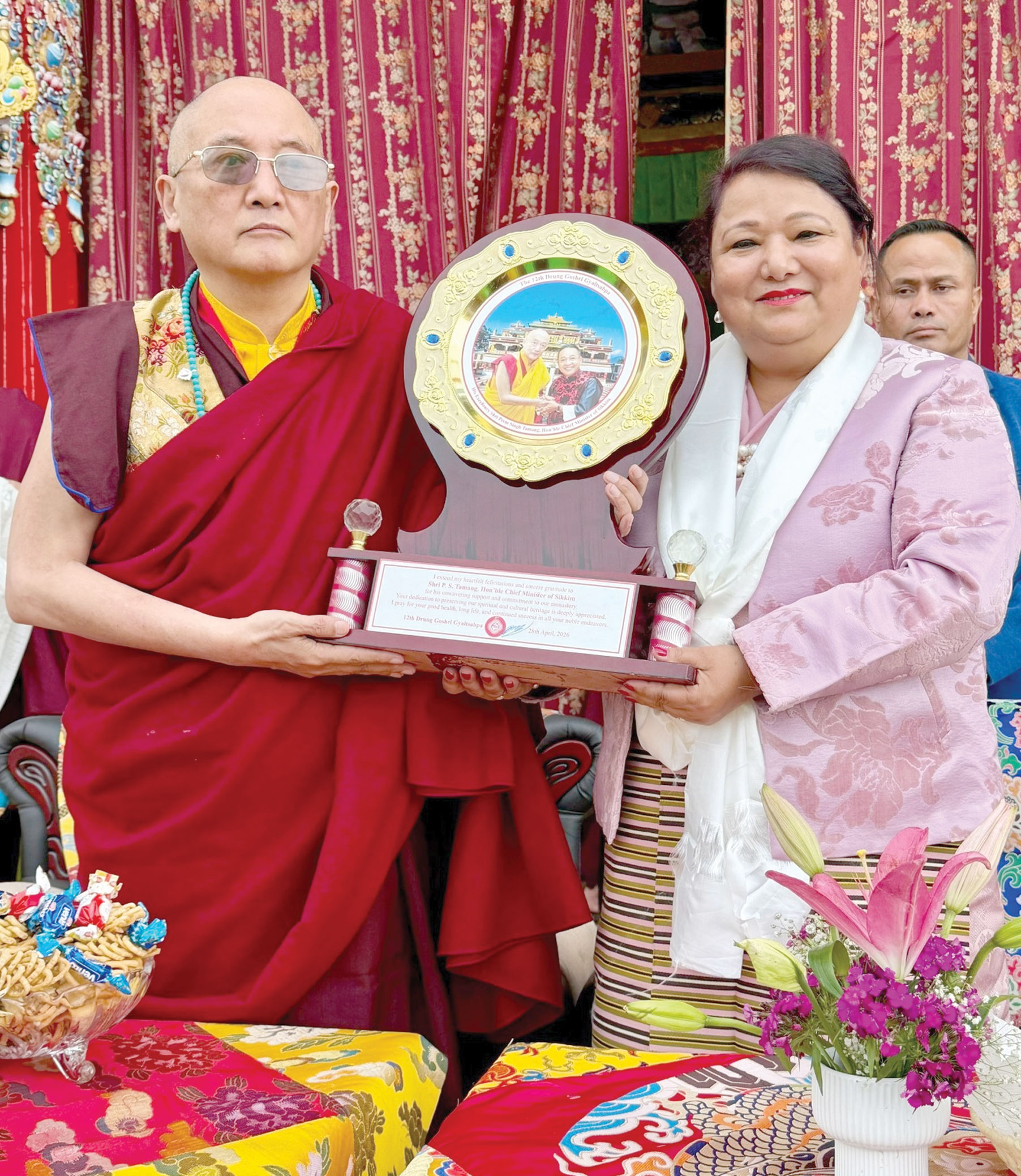 जी ग्यालछब रिम्पोछे के जन्मोत्सव पर भव्य कार्यक्रम आयोजित