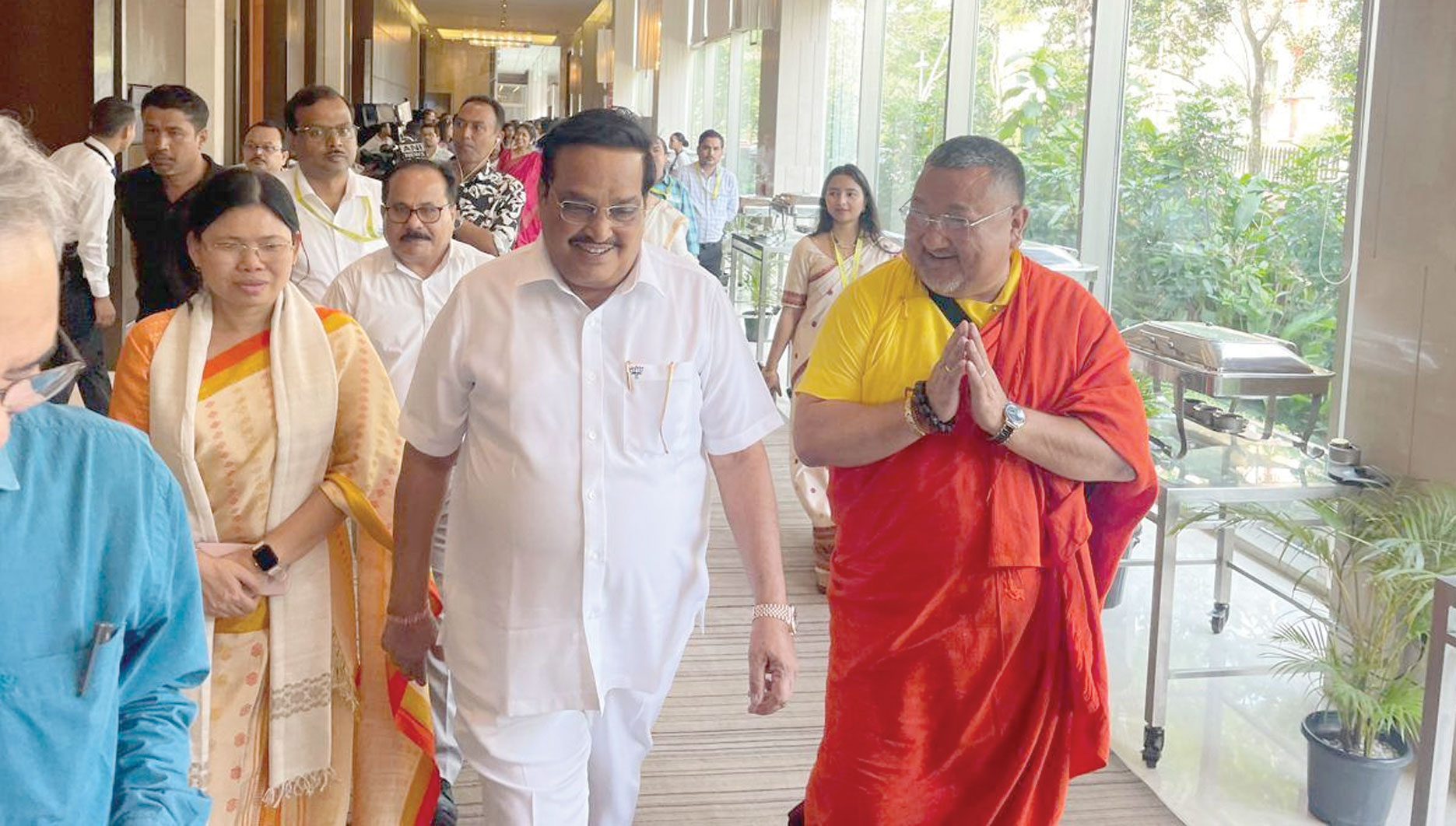 ब्रह्मपुत्र बोर्ड की समीक्षा बैठक में शामिल हुए जल संसाधन मंत्री सोनम लामा