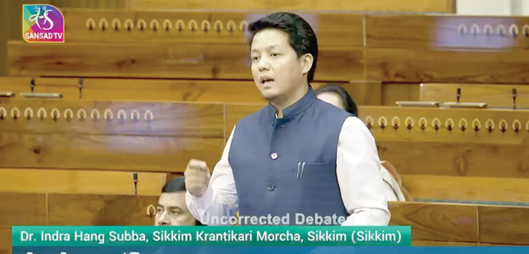 छात्र आंदोलन को नकारात्मक न देखें, यह सिस्टम के लिए ‘वेक अप कॉल’: इंद्र हांग सुब्बा