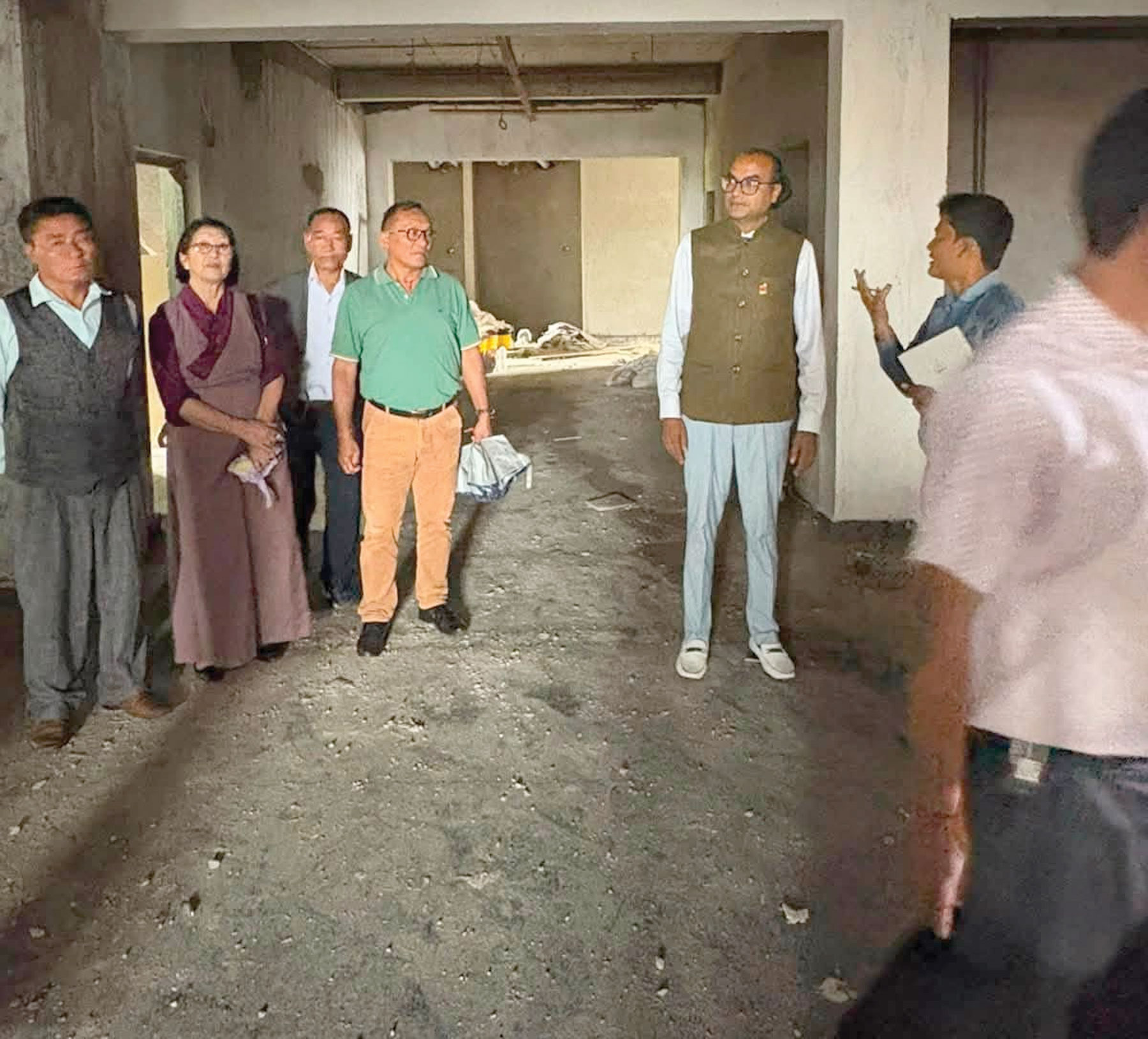 मुख्यमंत्री के एपीएस ने निर्माणाधीन डीएसी का किया निरीक्षण