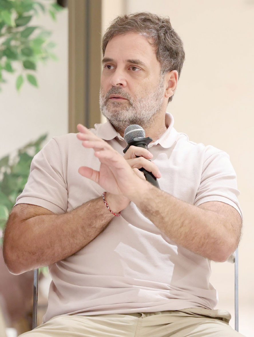 तूफानी होना भी शांति का एक रूप : राहुल गांधी